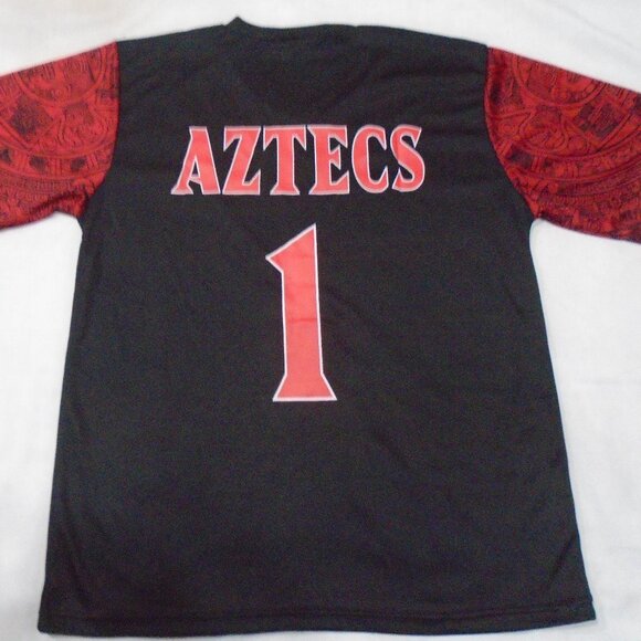 San Diego State SDSU Aztecs BWM Global Football Jersey Shirt Size Medium Adult - Picture 2 of 2